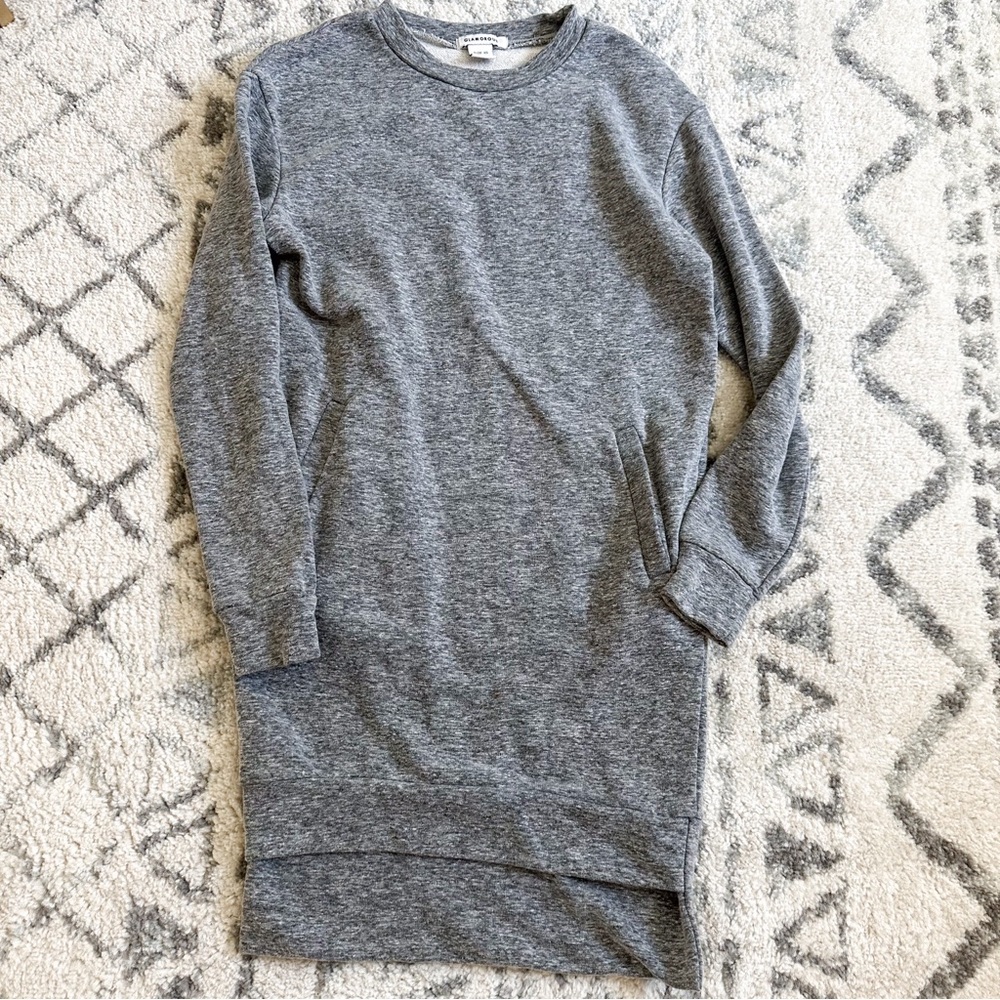 Glamorous Grey Sweatshirt Dress